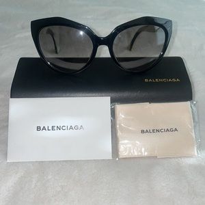 Balenciaga Cat Eye Sunglasses.